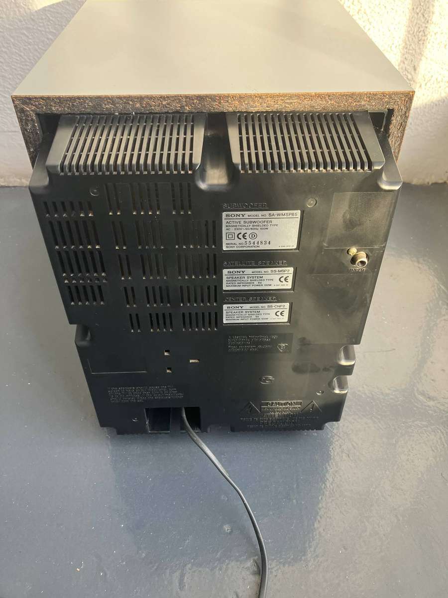 Sony Active Subwoofer - Not Powering On (For Parts/Repair)