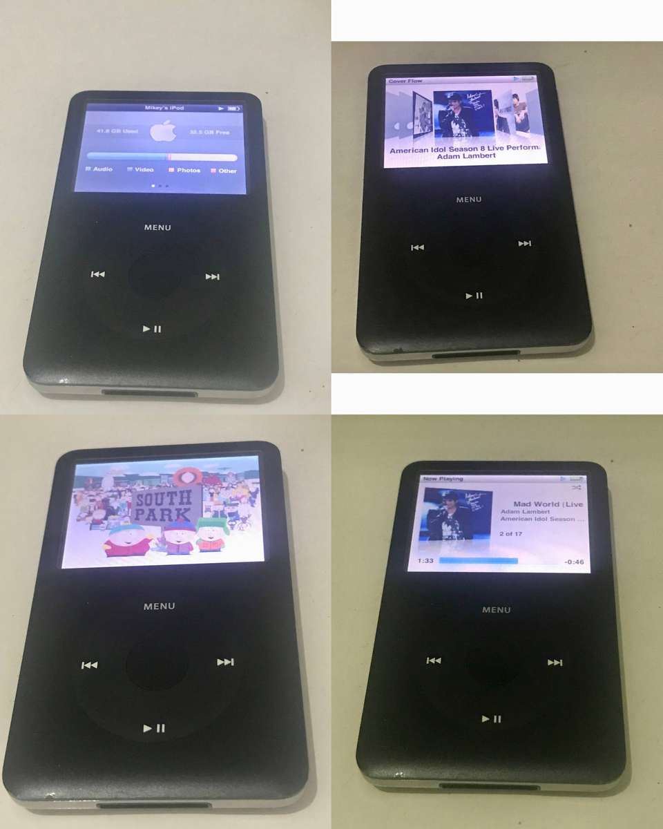 Apple iPod Classic 80GB (Model A1238) 6th gen