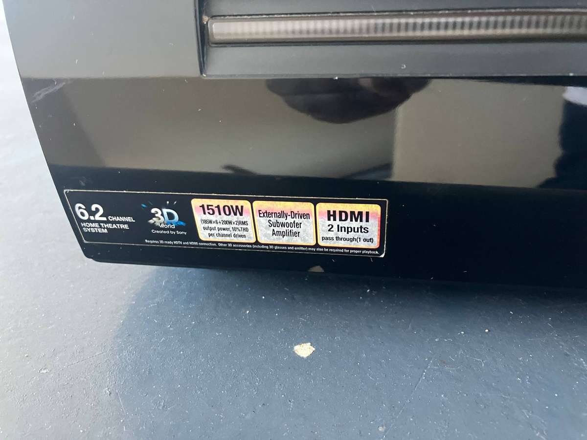 Sony MGONGO SUBWOOFER AMPLIFIER WITH DVD