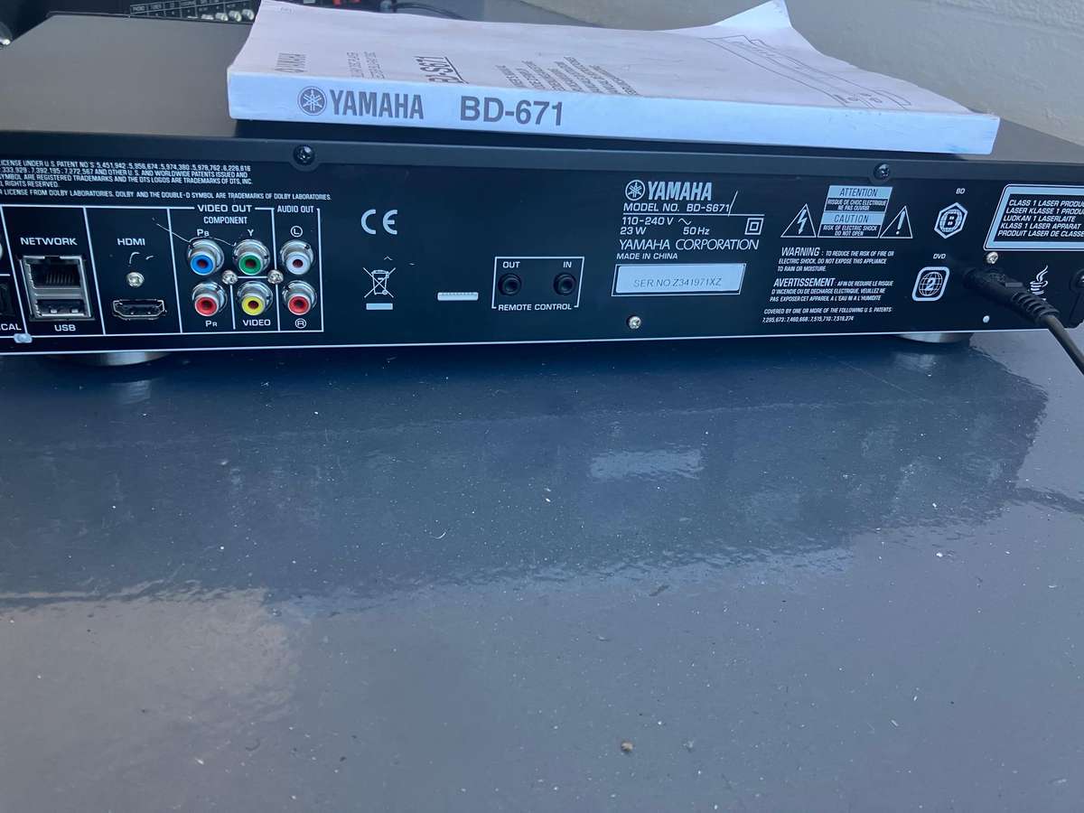 Yamaha 3D Blueray player BDS671