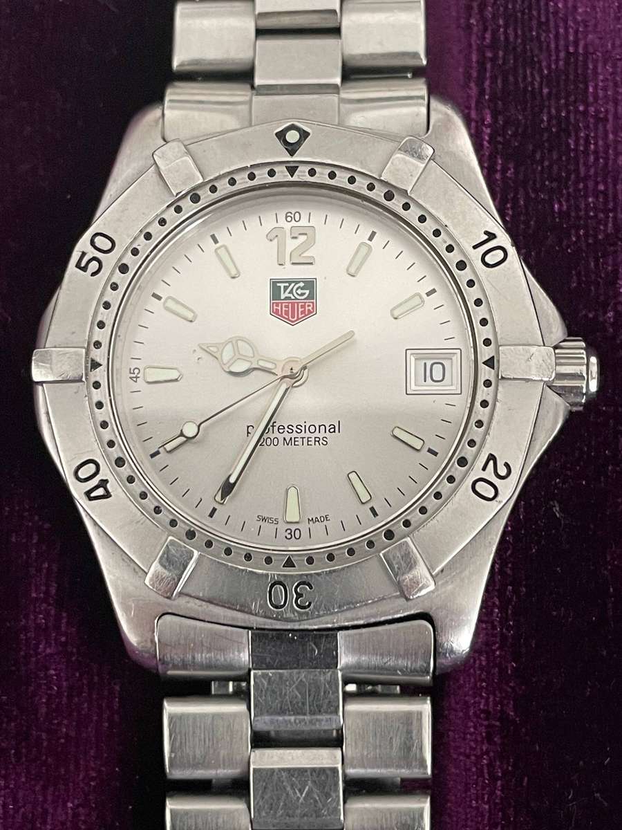 TAG HEUER PROFESSIONAL MANS WATCH - 200 METERS - MODEL WK1112/0 - STOPPED WORKING