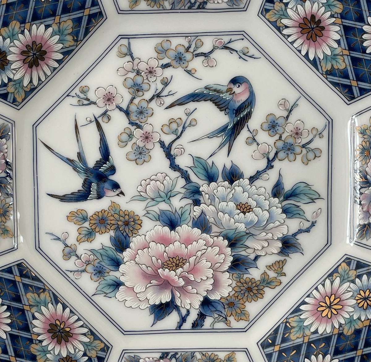 IMARI JAPANESE PLATE - 19CM