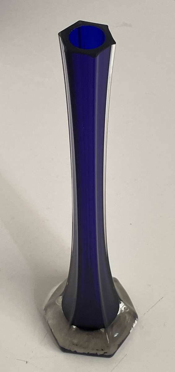 COBOLT BLUE MURANO EIFFEL VASE