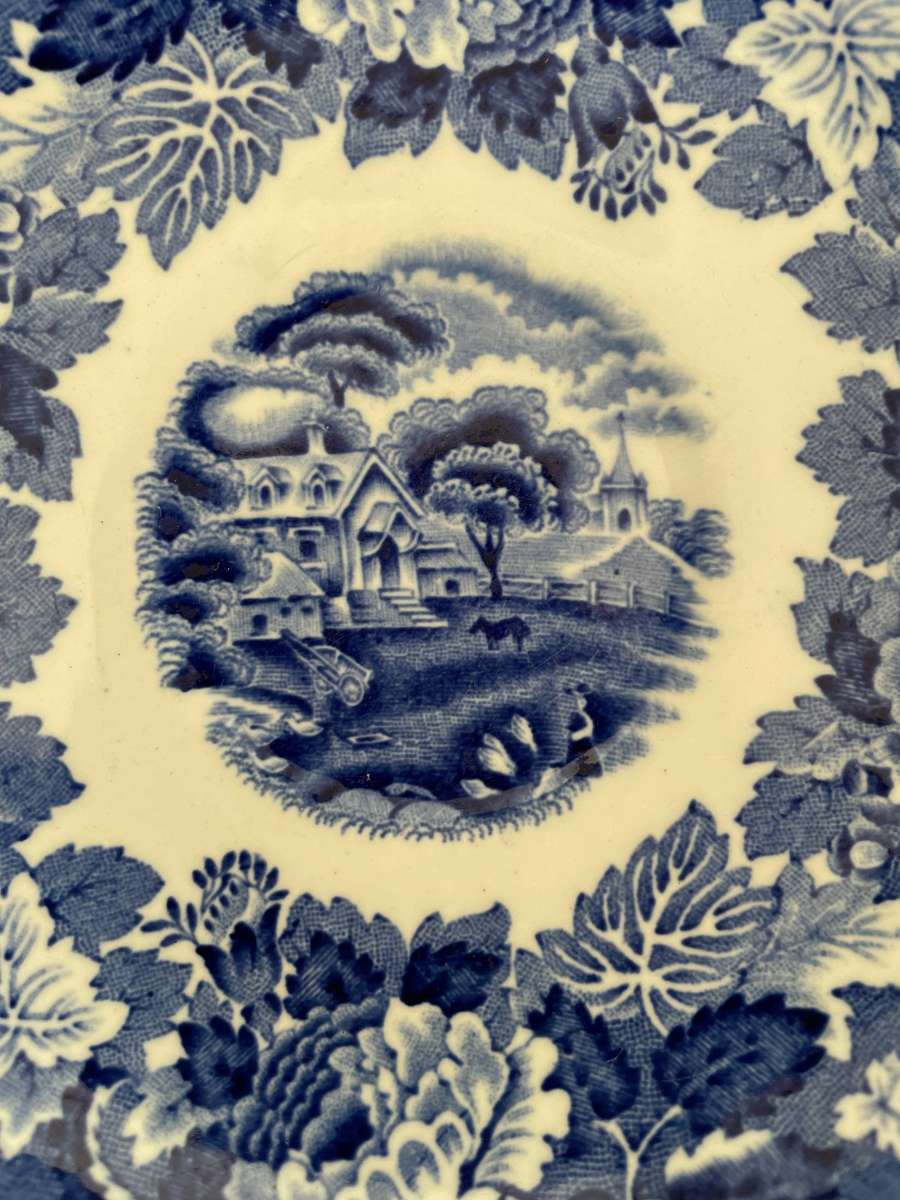 WOODS AND ENGLAND - ENGLISH SCENERY DISPLAY PLATE - 14.5CM