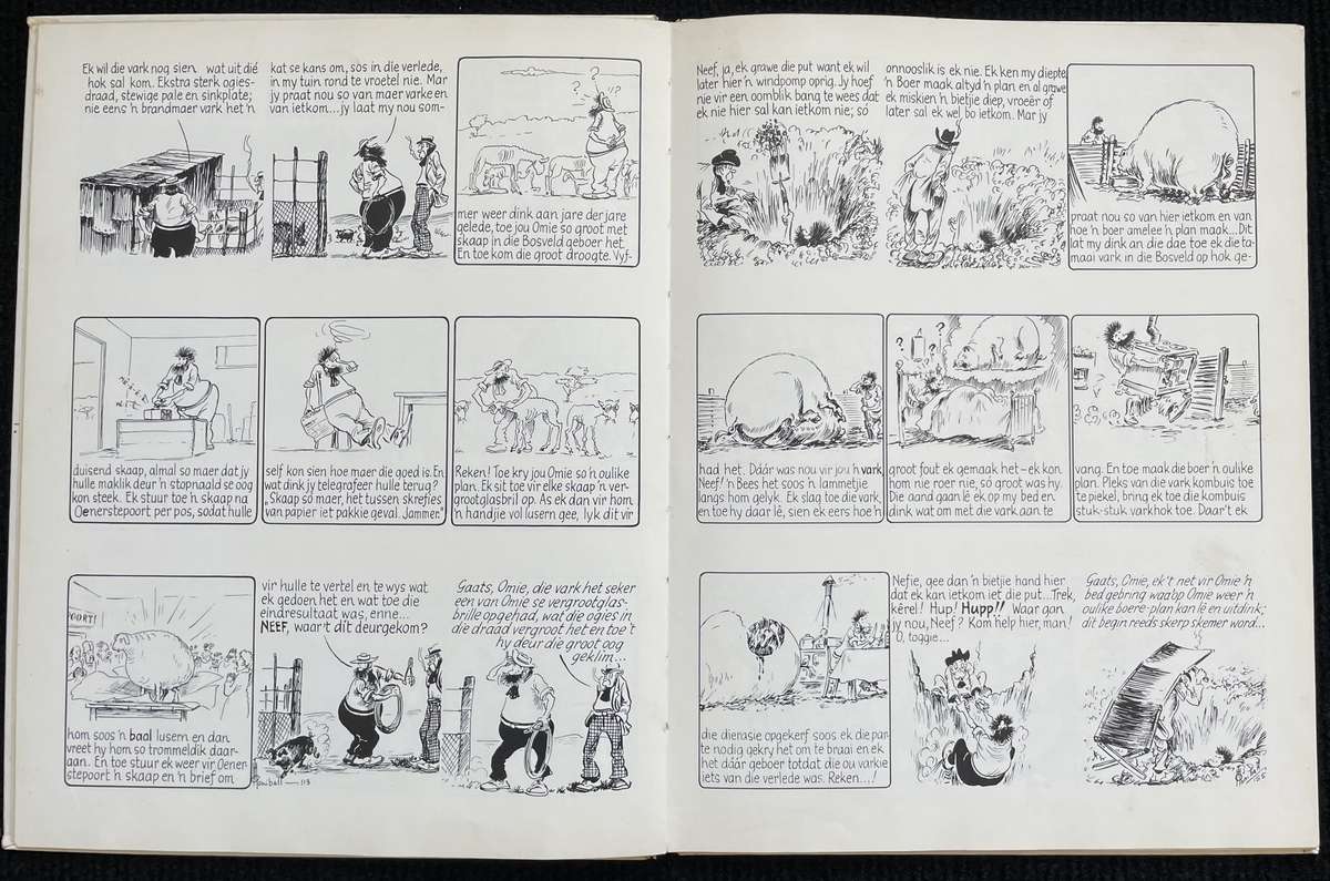 T O HONIBALL - OOM KASPAAS IN DIE KNYP - HARD COVER BOOK