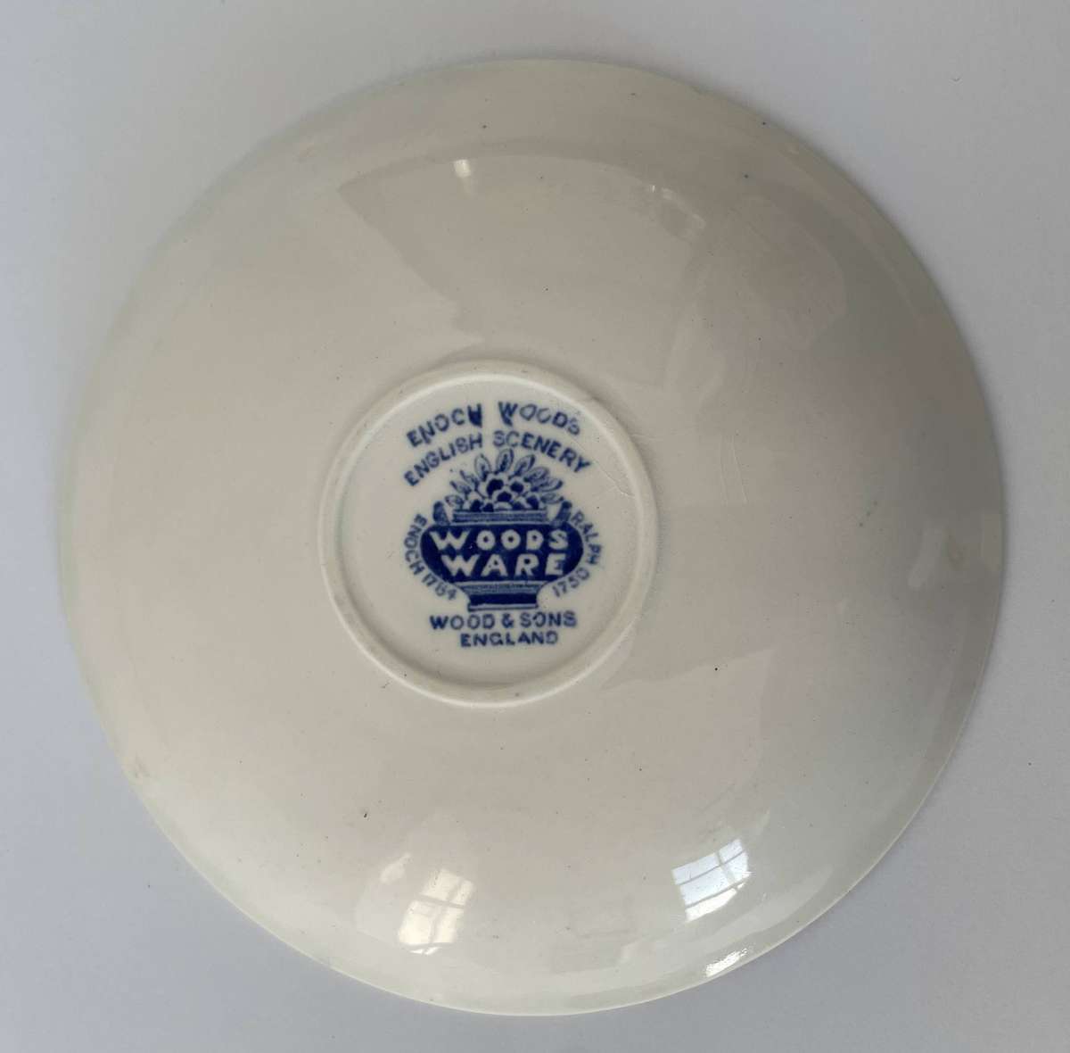 WOODS AND ENGLAND - ENGLISH SCENERY DISPLAY PLATE - 14.5CM