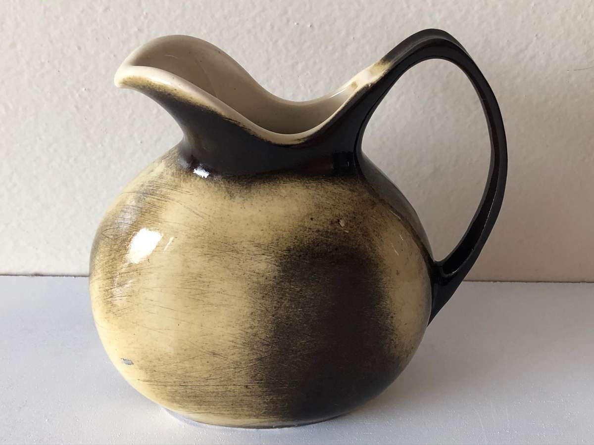 GLAZED ZEBRA CERAMIC JUG