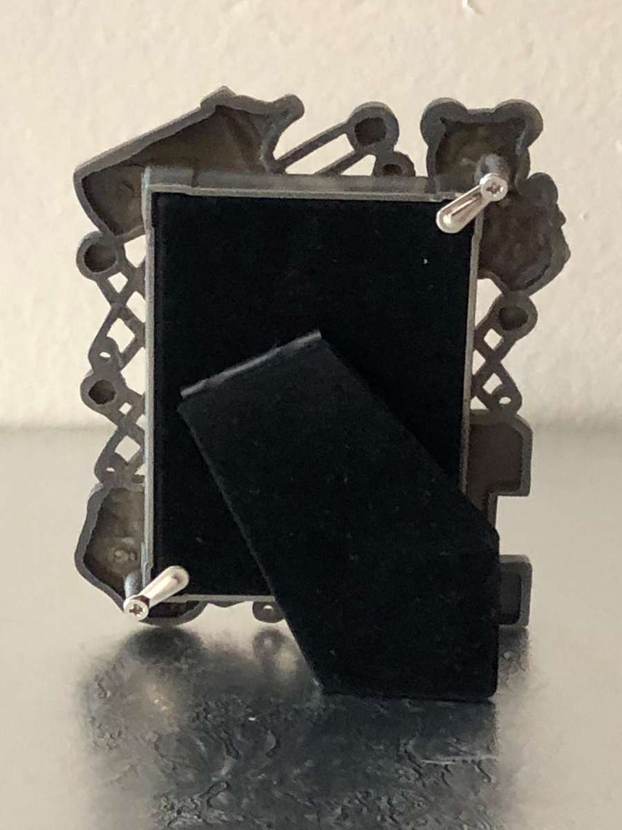 PEWTER BABY PHOTO FRAME