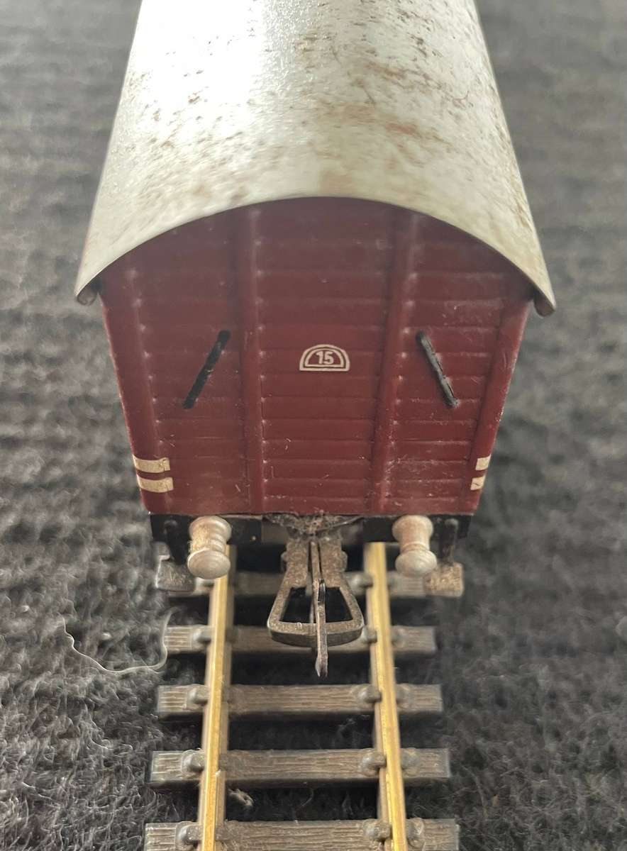 HO MODEL TRAINS - FLEISCHMANN - CATTLE TRUCK