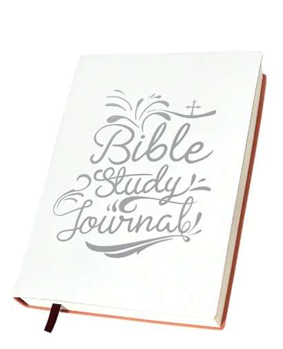 Bible Study Journal - White