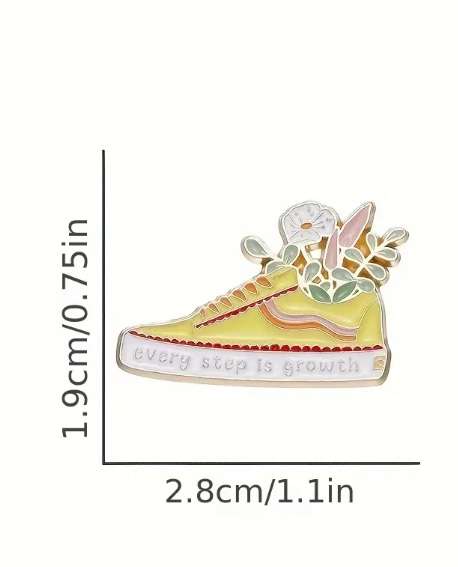 Enamel pin - Every step is growth