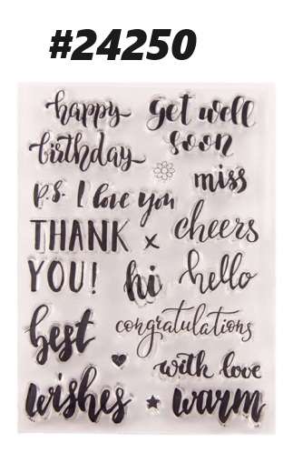 Card-making / Stamping / Mixed Media - Stamp - Sentiments