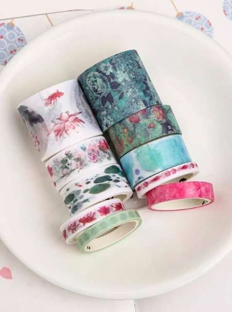 Junk Journaling / Bible Journaling / Crafting / Scrapbooking - Washi Tape - Lily