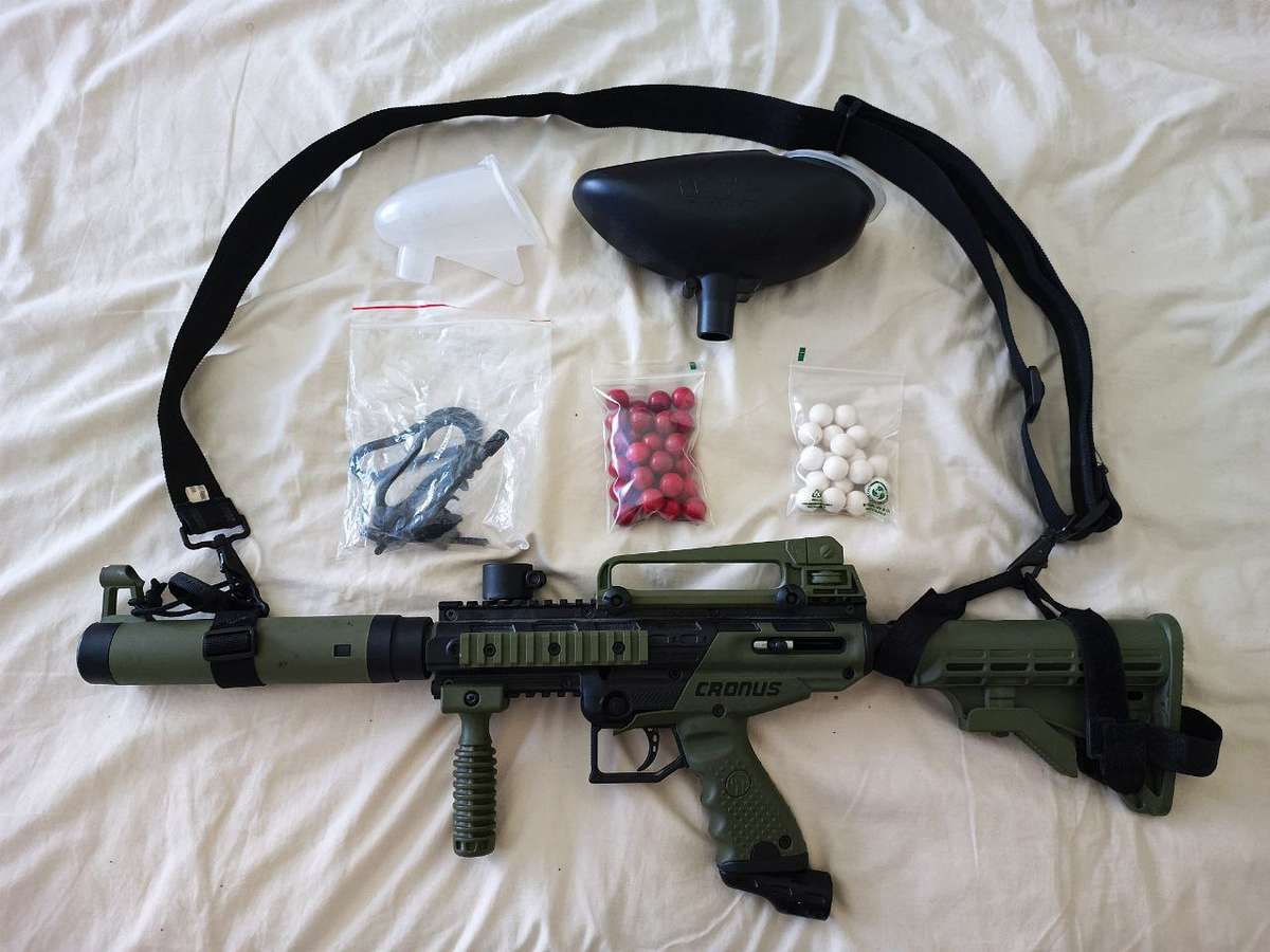 Tippmann Cronus Tactical Semi-Automatic .68 Caliber Paintball Marker