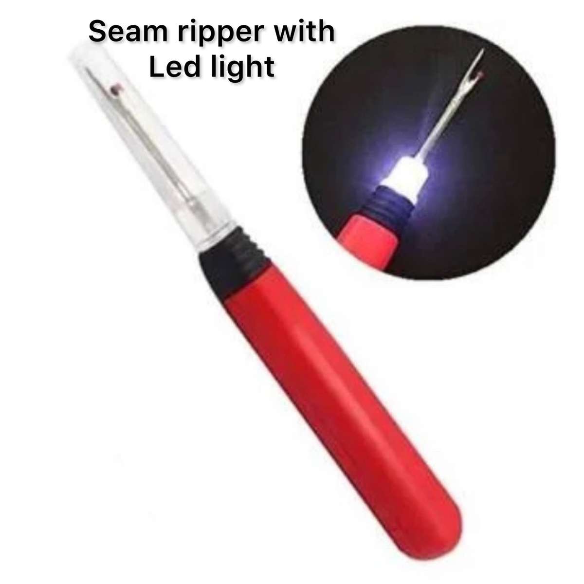 Seam ripper with led light
