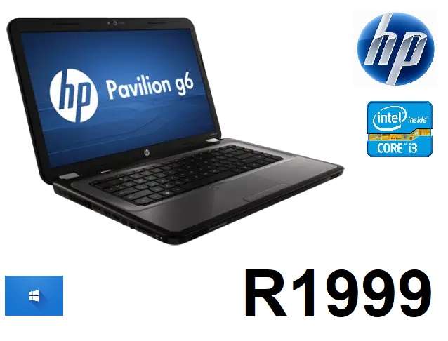 HP PAVILION G6 INTEL CORE i3 QUAD CORE CPU M370 @ 2.40GHz 2.40GHz, 250GB HDD, 3GB RAM, WINDOWS 10-