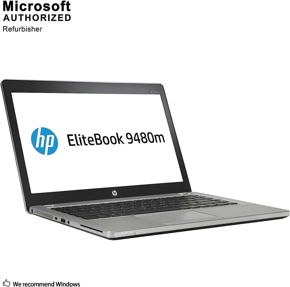 HP EliteBook Folio Folio 9480M Business Laptop, 14-Inch, Intel Core i5-2.0GHz, 8GB RAM, 256SSD