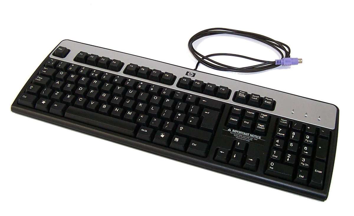 PS2 HP KB-0316 SK-2880 434820-002 537745-001 104-Key PS/2 Keyboard *Reconditioned