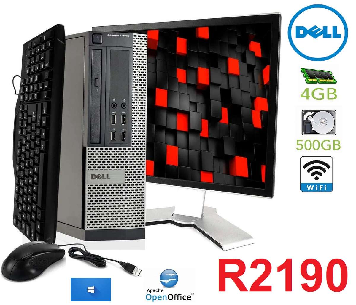 Dell Optiplex GX3020 - i3 - Desktop PC + 19" Monitor (Refurbished)