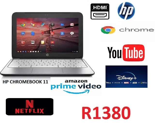 HP Chromebook 11-C4PE, 1.60 GHz Intel , 2GB DDR3 RAM, 32GB  mmc card, Chrome, 11` Sc