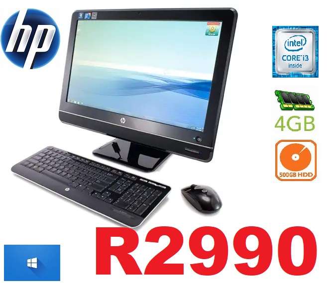 HP COMPUTER ProOne 400 G1 All-in-One Business PC (19.5 NT)) core i3-4gb-500gb-windows 10