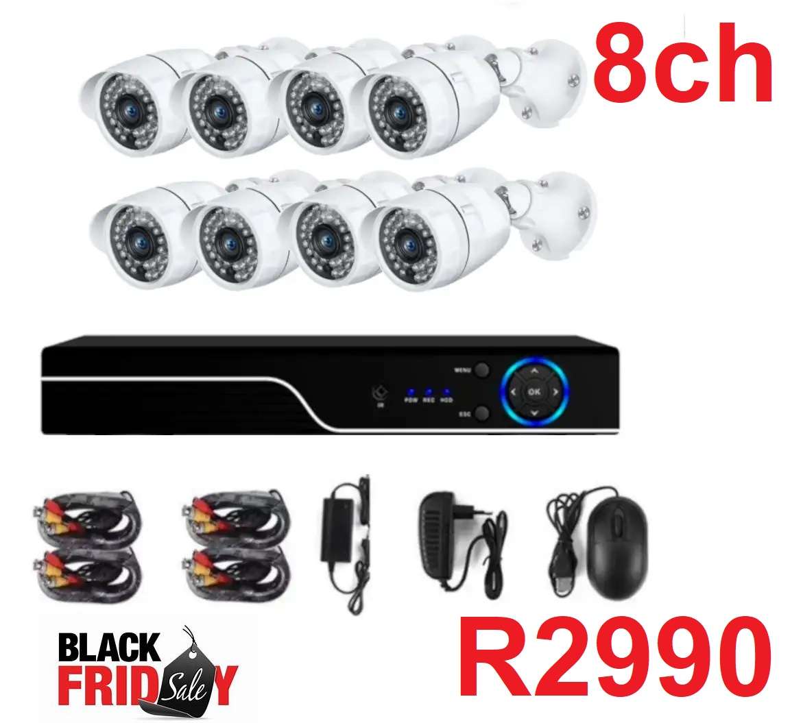 8Ch HD Combo Full CCTV Kit