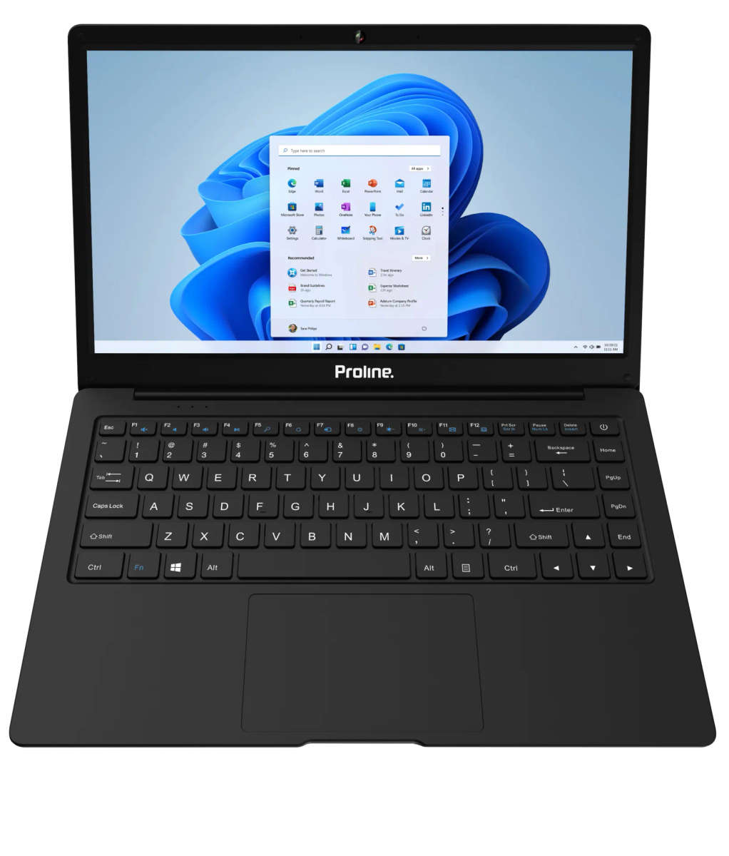 Proline laptop V11 Intel® Celeron® N3060 4GB RAM and 128SSD WEBCAM Laptop W11