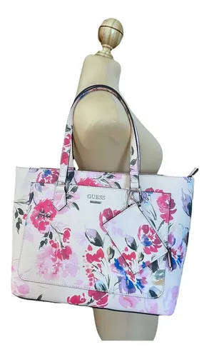 GUESS Bolsa floral large tote bag with mini purse