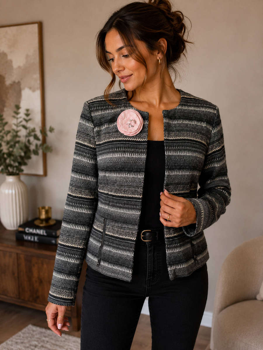 Gorgeous coat with detailing...size Medium