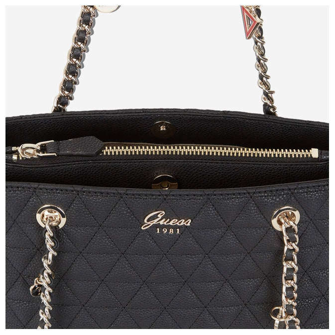 GUESS Flower Bag Cabas Black