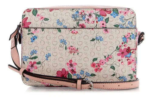 GUESS floral camera bag