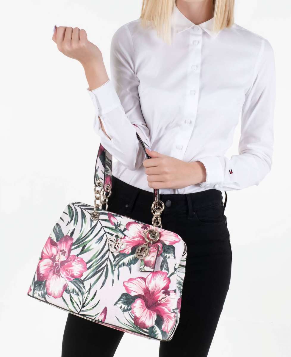 GUESS Floral bag ..in great condition