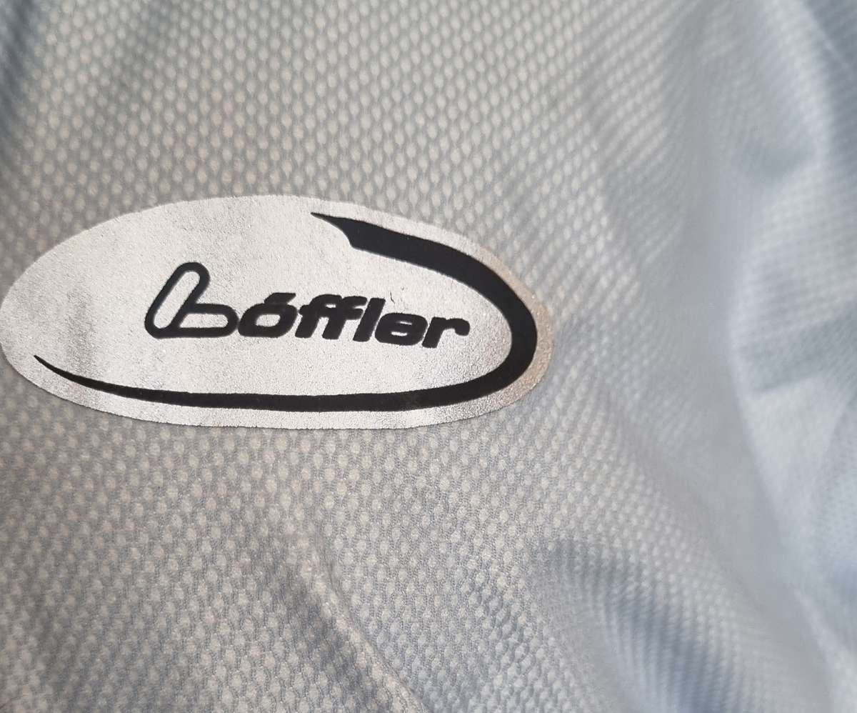 Light blue jacket with hood