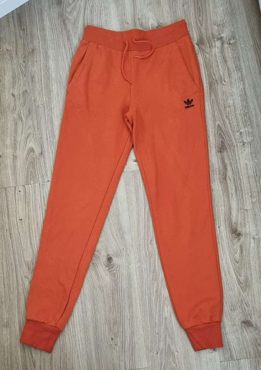 Orange Adidas Track Pants...size 6