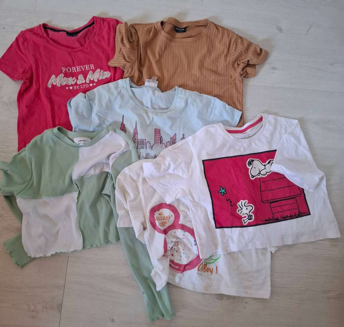 6x teens girls tops ..ages 12 to 13