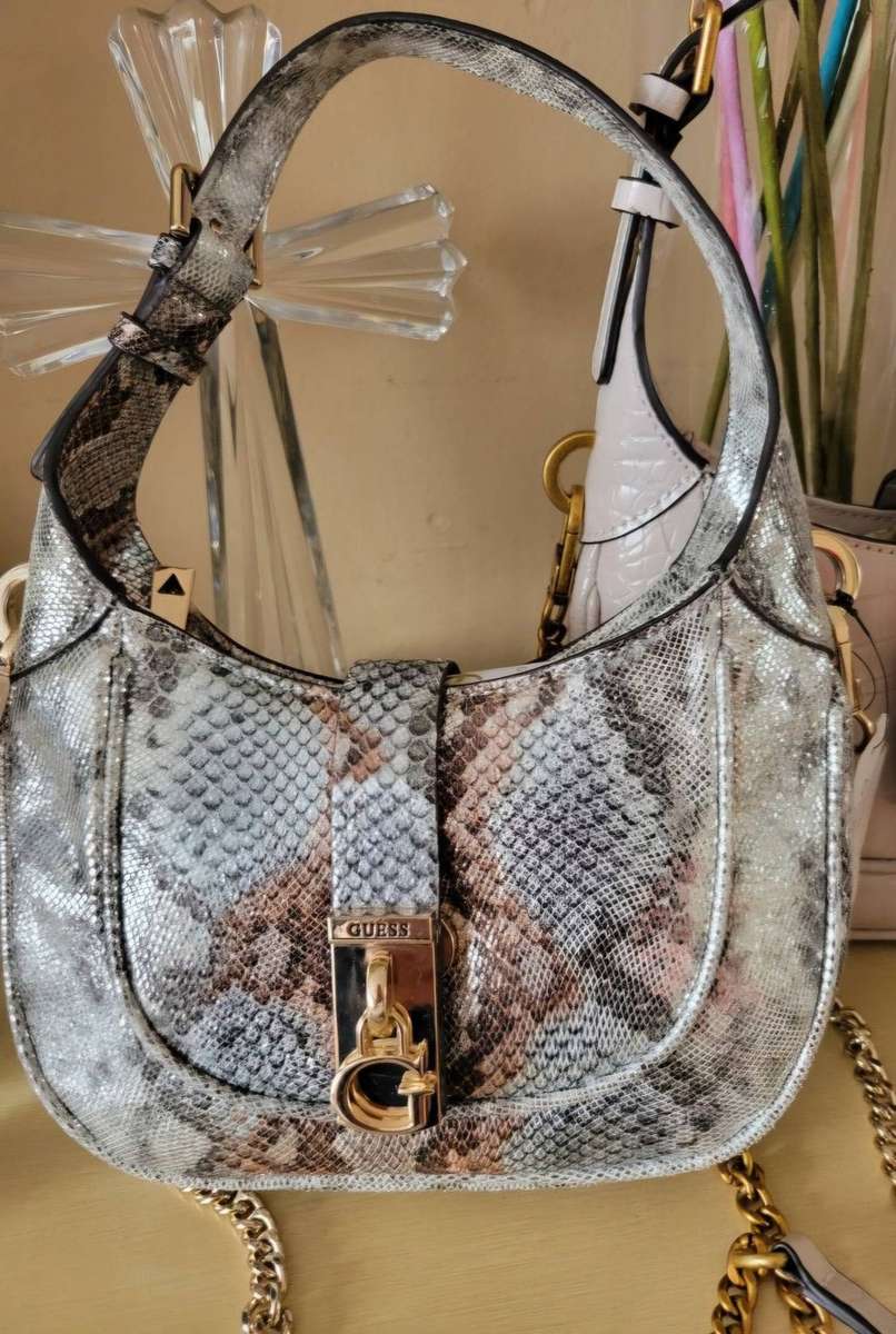 Guess maime mini hobo snakeskin bag...never used