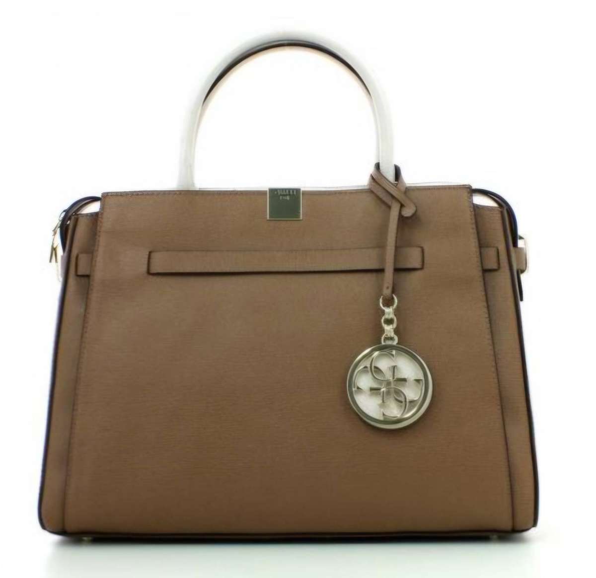 Guess Christy Lrg Girlfriend Satchel Color label MOCHA