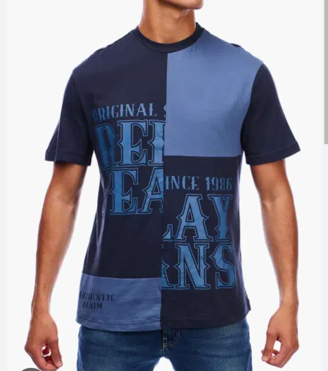 RELAY Blue Jaded Crewneck Tshirt