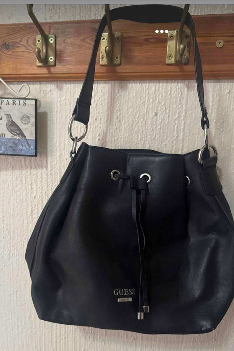 GUESS drawstring bag in black