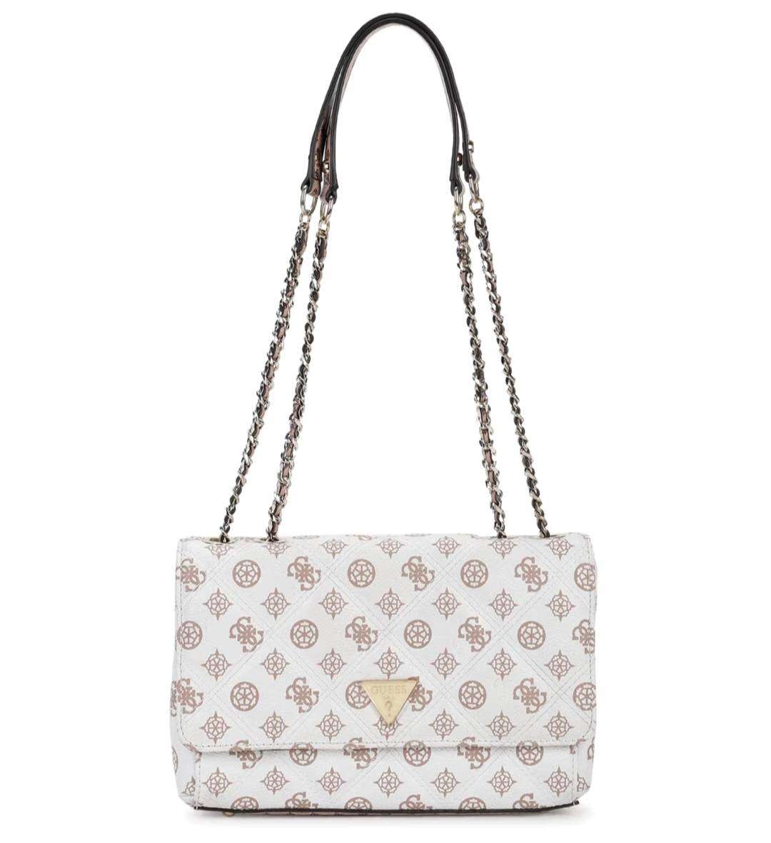 GUESS CESSILY LOGO QUILTED CROSSBODY BAG