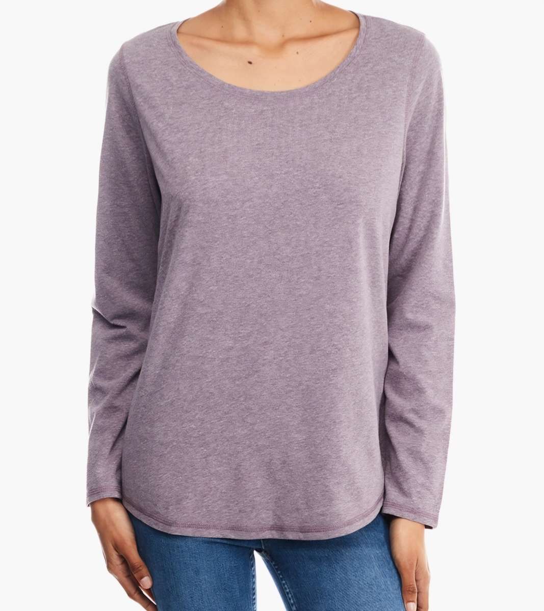 Lavender Basic Marl Tee