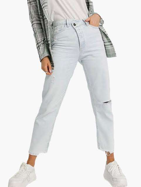 Blue straightleg denim Jeans