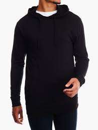 Mens Black Kangaroo Hoodie