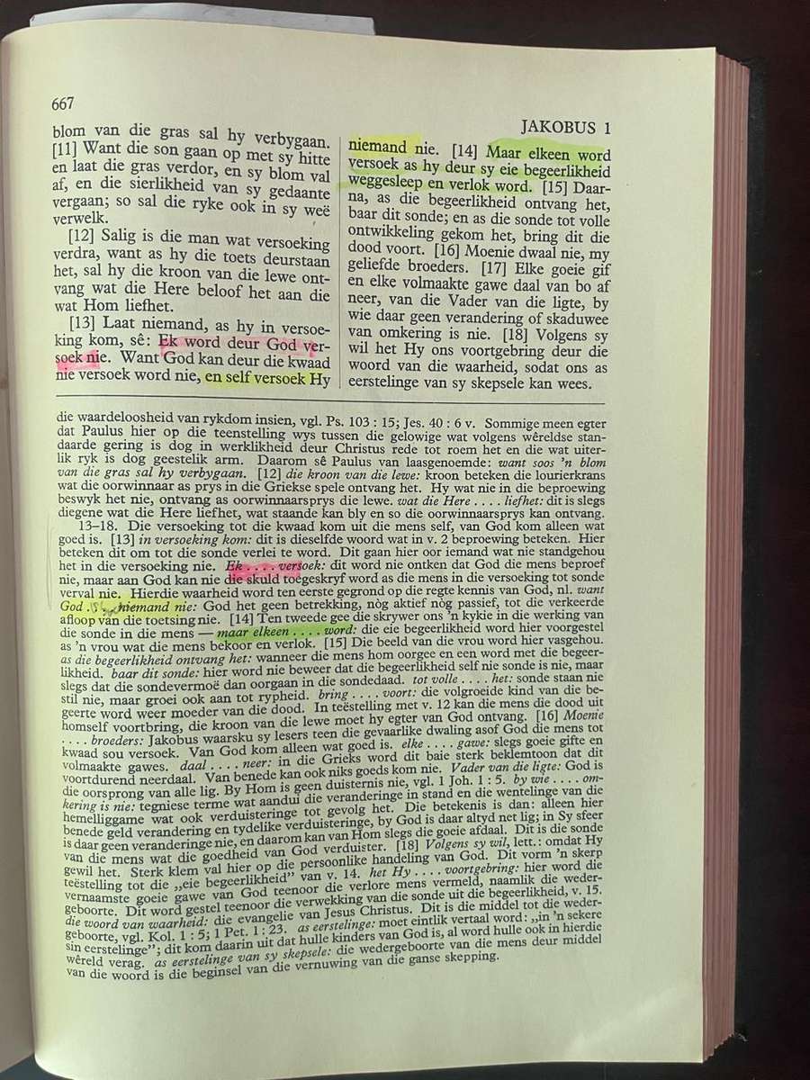 BYBEL MET VERKLARENDE AANTEKENINGE  3 VOLUMES