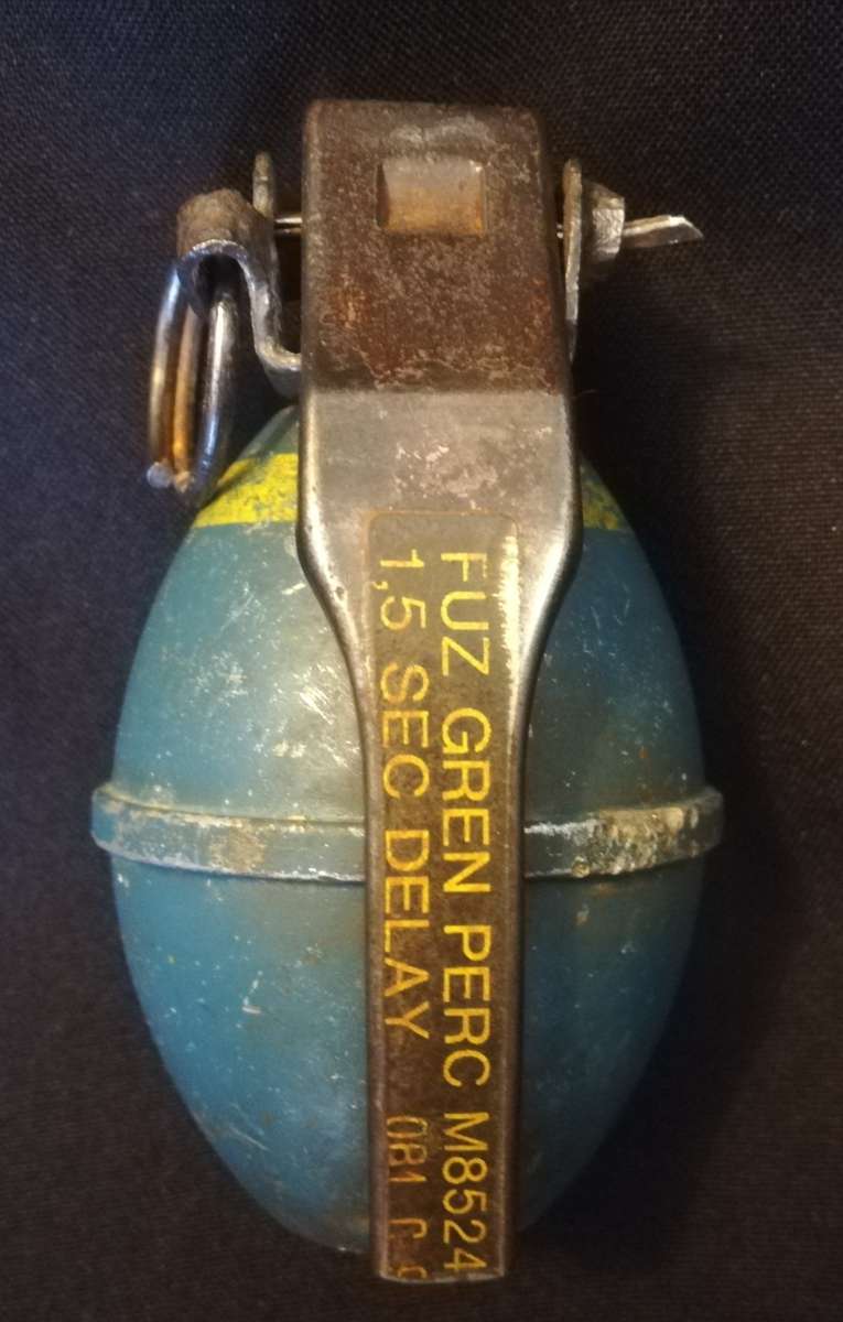 SADF Border War, Practice M26 Grenade, Totally Inert. No overseas postage.