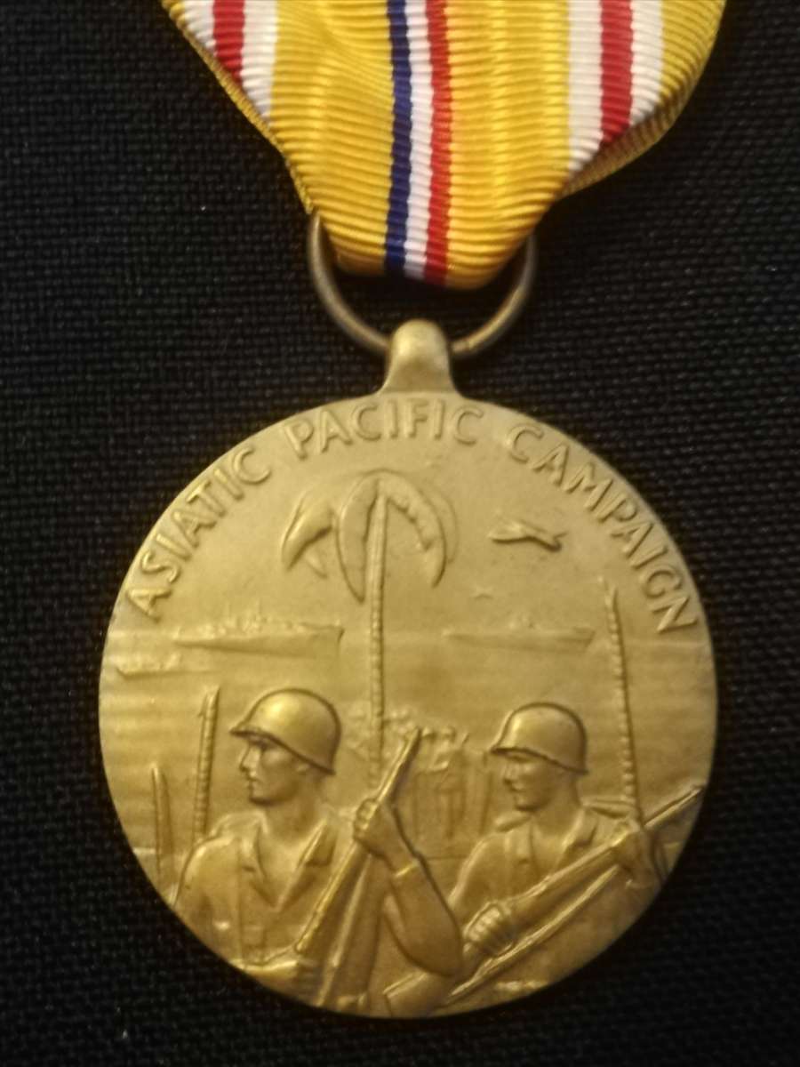 WW2 U.S. Army Asiatic- pacific campaign medal . no overseas postage.