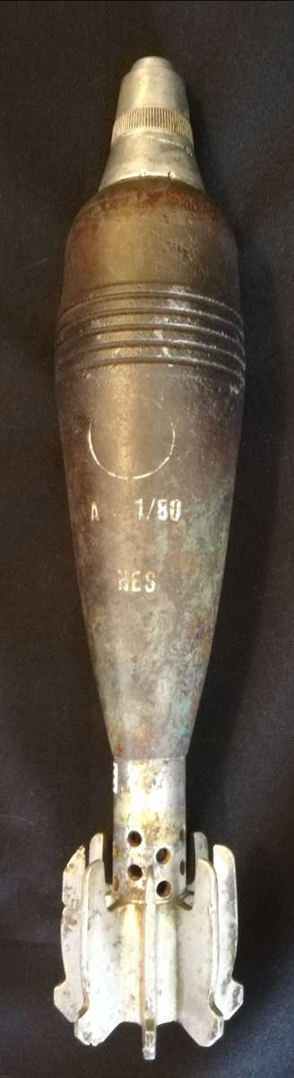 SADF 60mm Practice Mortar, Inert. No Overseas postage.