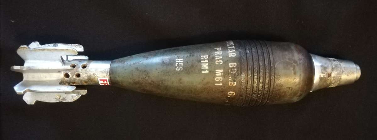 SADF 60mm Practice Mortar, Inert. No Overseas postage.