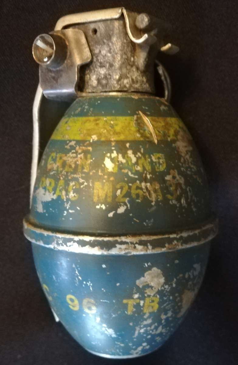 SADF M26 Practice Hand Grenade,Inert. No overseas postage.