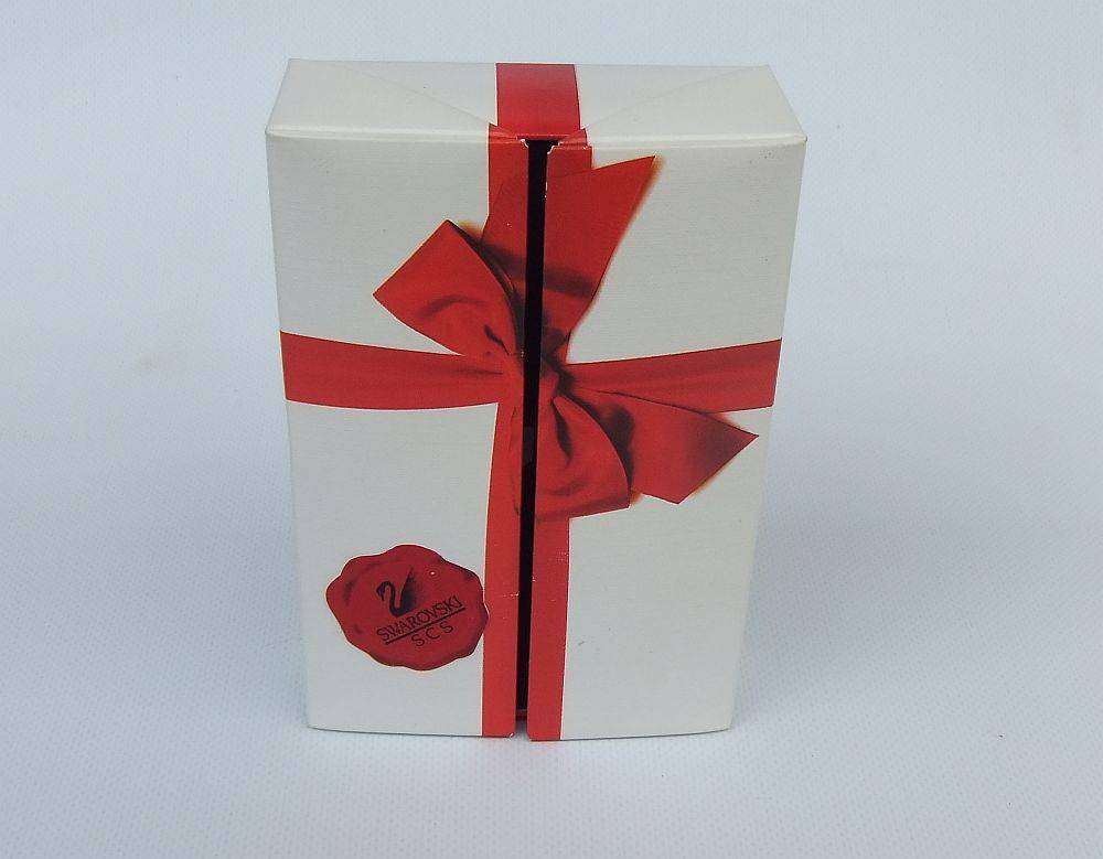 A vintage 1998 Swarovski red crystal heart paperweight in original box - Swarovski Collectors club